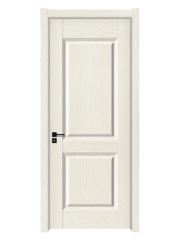 LH-6007 Fashion Design 2Panel Warm White Melamine Door  