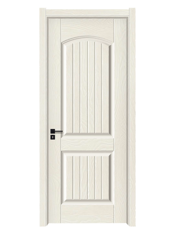 LH-6012 White Wooden Melamine Door Interior Design 