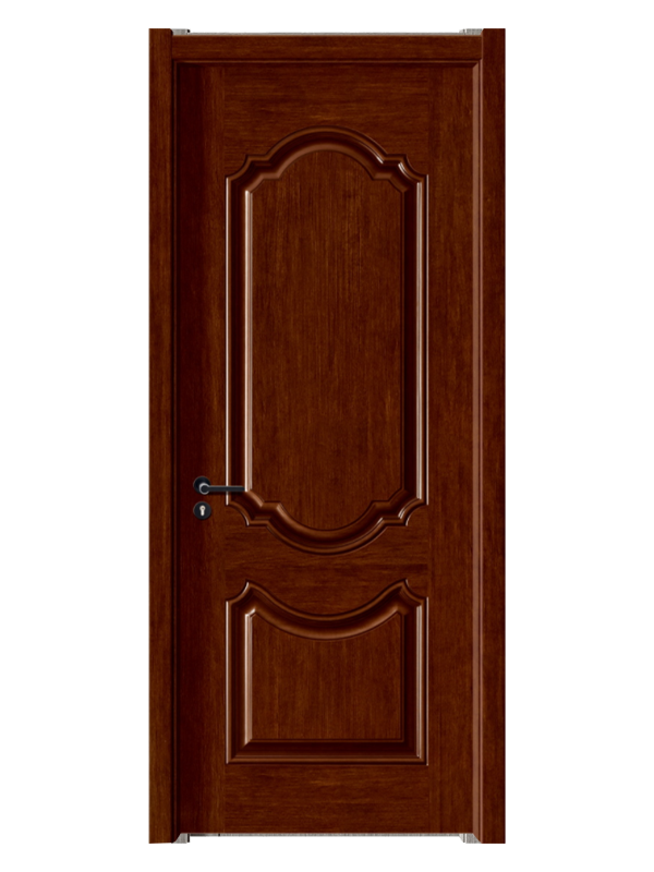 LH-7818 Classic Wooden Grain Entrance Melamine Door Panel   