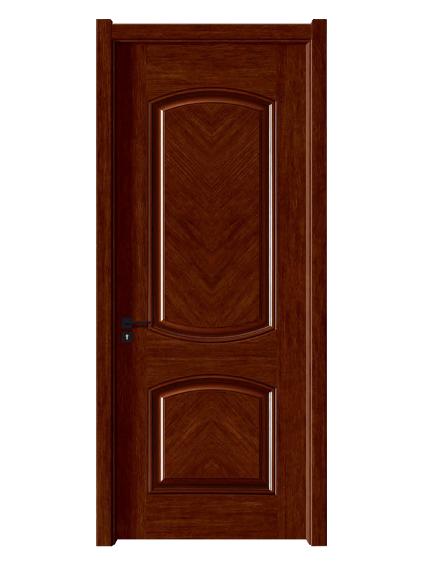 LH-7819 Classic Wooden Grain Melamine Door Eco- Friendly 