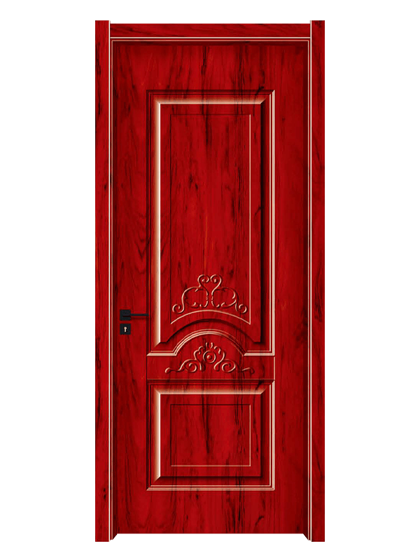 LH-9006 Vintage Fashion Red Wooden Panel Door