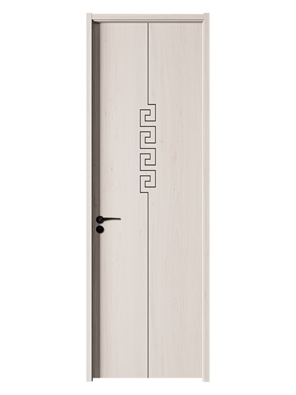 LH-9703 Lean Square Cloud Pattern Design Home Wooden Door