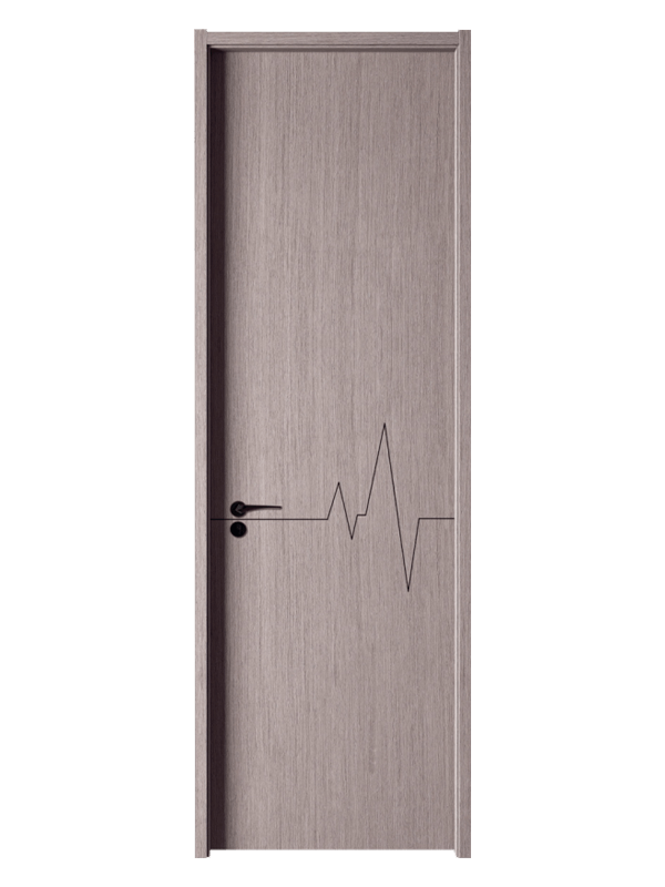 LH-9712 Melamine Door Skin Wood Veneer Line Interior Decoration