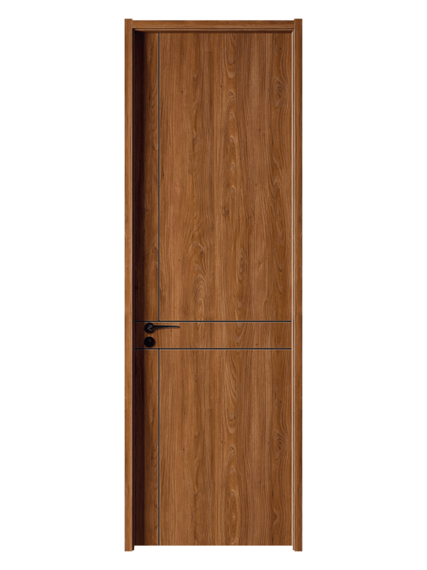 LH-9719 Classical Wooden Grain Splicing Melamine Door