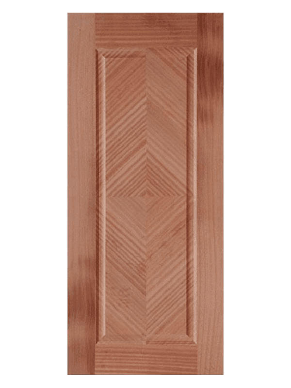 LIHE JS-022 Simple Single Wooden Panel Design Veneer Door Skin